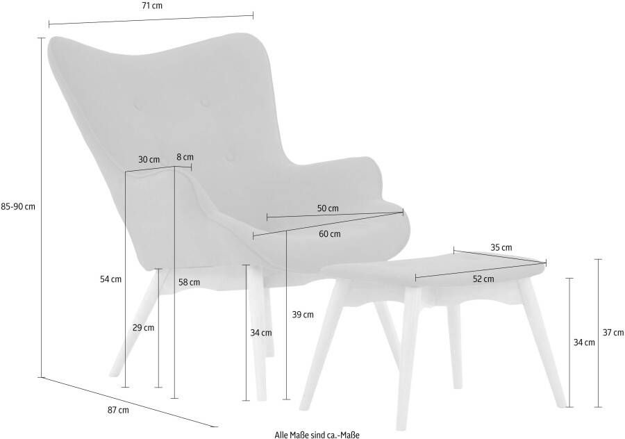 Andas Fauteuil Ducon naar keuze met of zonder hocker - Foto 3