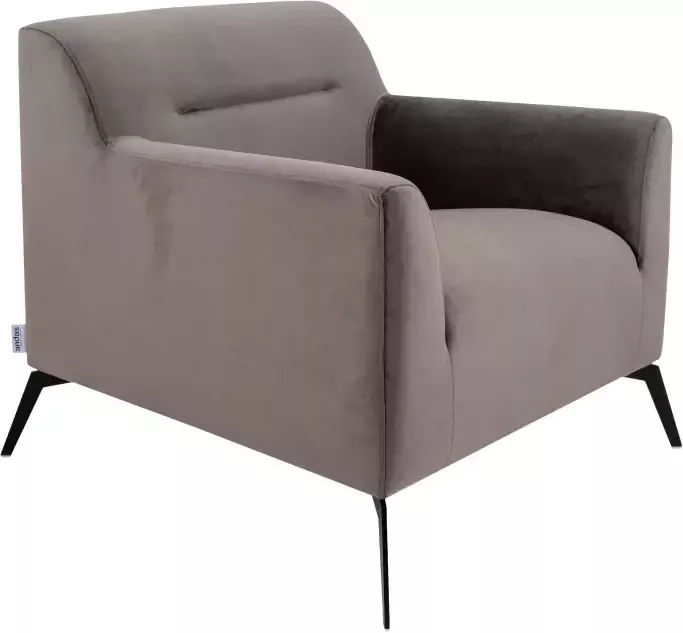 Andas Fauteuil Gausdal met elegante metalen poten met afgeronde armleuningen - Foto 4