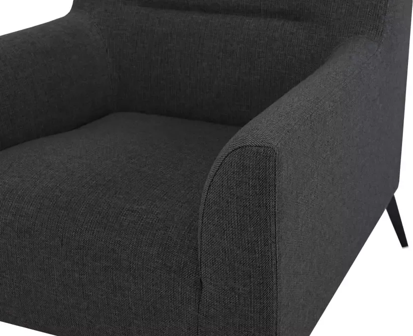 Andas Fauteuil Gausdal met elegante metalen poten met afgeronde armleuningen - Foto 3