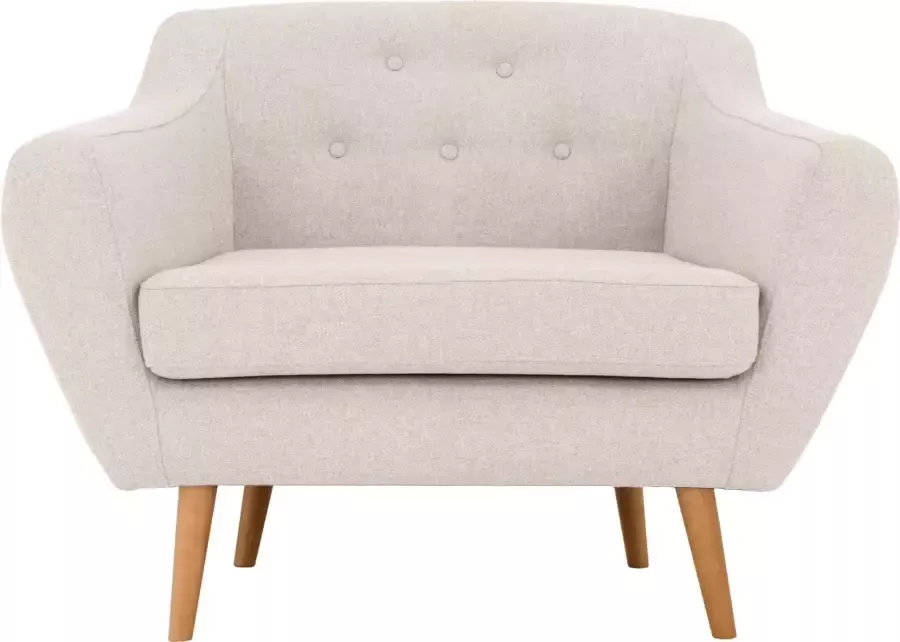 Andas Fauteuil Hol met capitonnage achter in scandinavische stijl - Foto 3