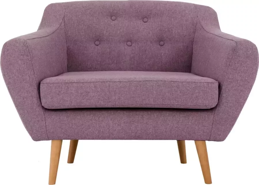 Andas Fauteuil Hol met capitonnage achter in scandinavische stijl - Foto 3