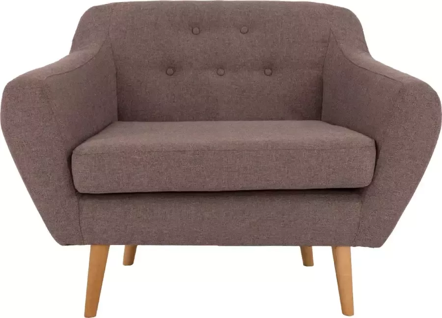 Andas Fauteuil Hol met capitonnage achter in scandinavische stijl - Foto 3