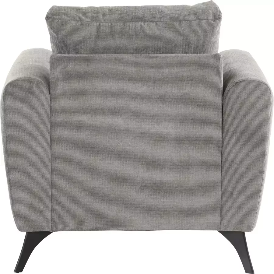 INOSIGN Fauteuil Lörby ook met aqua clean-bekleding fijn stiksel op de zitting losse kussens