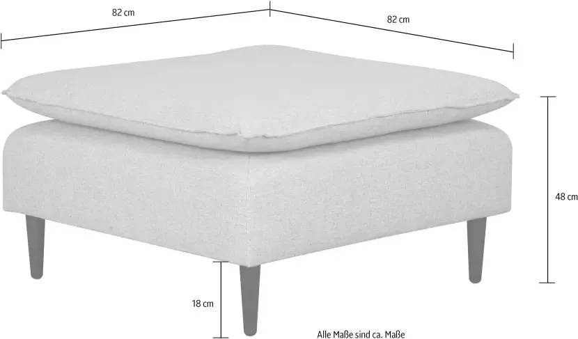 Andas Hocker ALVIK Module voor zelf samenstellen. Passend bij de serie Alvik - Foto 4