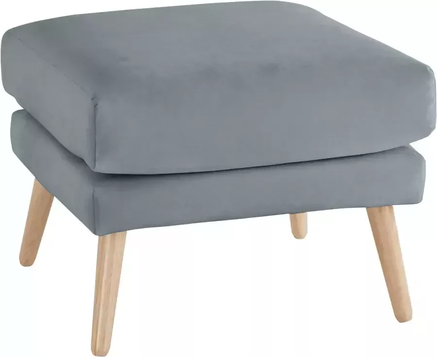 OTTO Hocker Bille met eiken poten design by morten georgsen