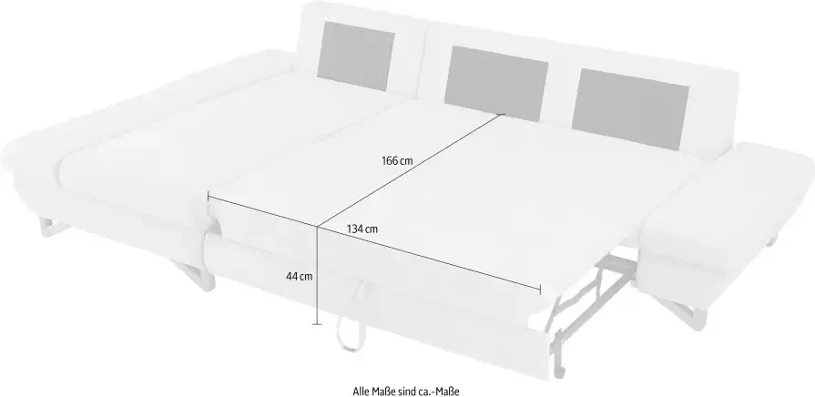 INOSIGN Slaapbank City Giron comfortabele slaapbank (ligoppervlak 245 x 138 cm) en bedlade - Foto 9