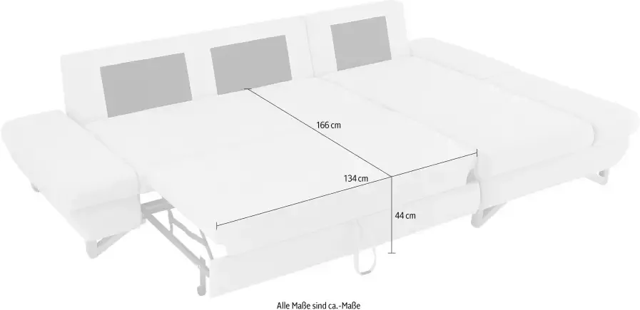 INOSIGN Slaapbank City Giron comfortabele slaapbank (ligoppervlak 245 x 138 cm) en bedlade - Foto 9