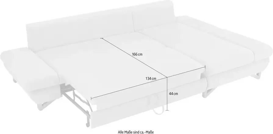 INOSIGN Slaapbank City Giron comfortabele slaapbank (ligoppervlak 245 x 138 cm) en bedlade - Foto 10