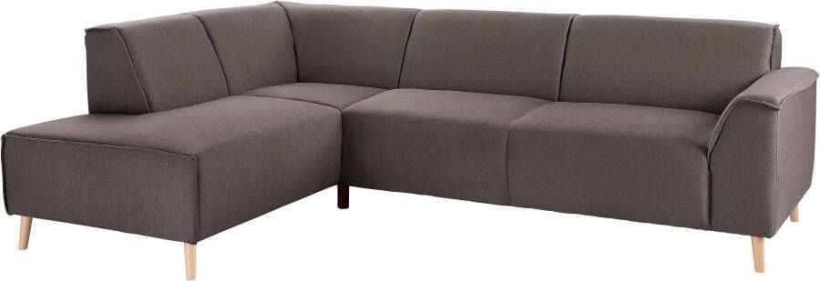 Andas Hoekbank Janek Scandic Design elegant en tijdloos L-vorm met binnenvering en opstaande naad in scandinavisch design - Foto 3