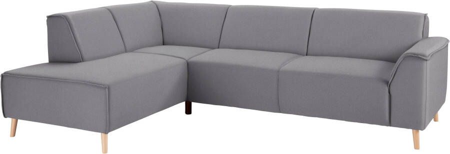 Andas Hoekbank Janek Scandic Design elegant en tijdloos L-vorm met binnenvering en opstaande naad in scandinavisch design - Foto 3