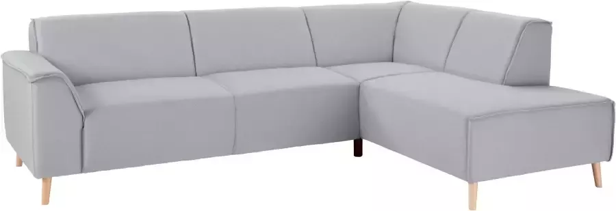 Andas Hoekbank Janek Scandic Design elegant en tijdloos L-vorm met binnenvering en opstaande naad in scandinavisch design - Foto 2