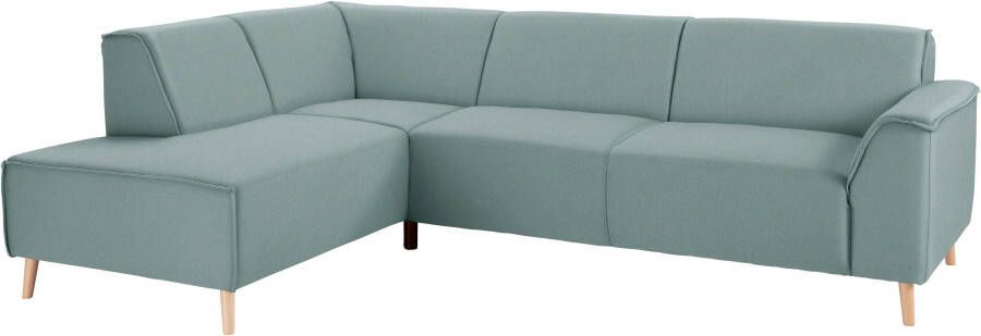 Andas Hoekbank Janek Scandic Design elegant en tijdloos L-vorm met binnenvering en opstaande naad in scandinavisch design - Foto 3