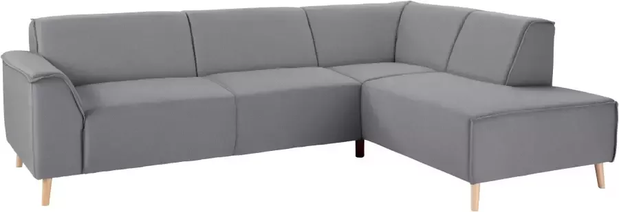 Andas Hoekbank Janek Scandic Design elegant en tijdloos L-vorm met binnenvering en opstaande naad in scandinavisch design - Foto 2