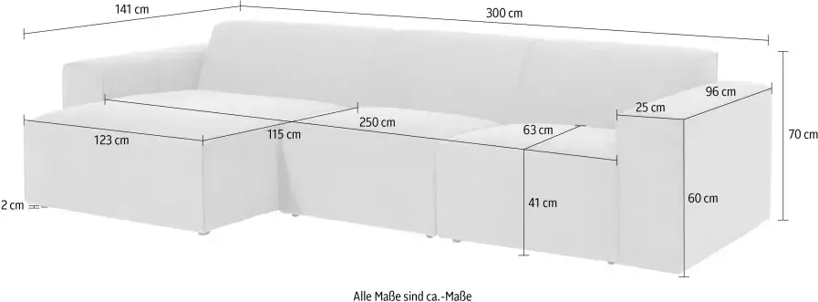 Andas Hoekbank Kalix L-model - Foto 3