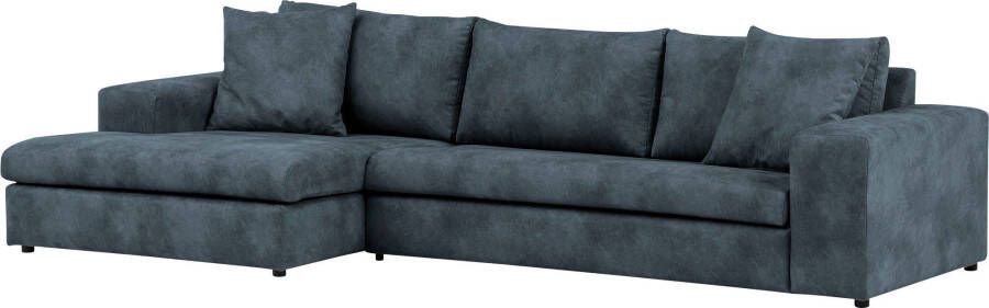 Andas Hoekbank SLEETLAND XXL van fluweel of in vintage leer-look L-model - Foto 9