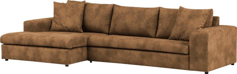 Andas Hoekbank SLEETLAND XXL van fluweel of in vintage leer-look L-model - Foto 9