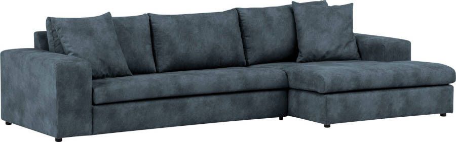 Andas Hoekbank SLEETLAND XXL van fluweel of in vintage leer-look L-model - Foto 9