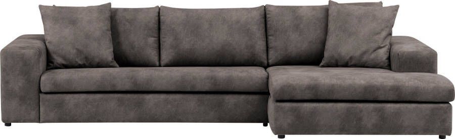 Andas Hoekbank SLEETLAND XXL van fluweel of in vintage leer-look L-model - Foto 10