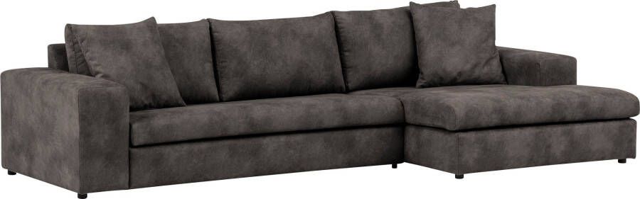 Andas Hoekbank SLEETLAND XXL van fluweel of in vintage leer-look L-model - Foto 9