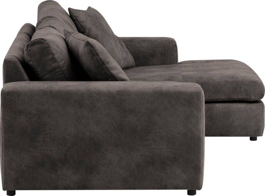 Andas Hoekbank SLEETLAND XXL van fluweel of in vintage leer-look L-model - Foto 2