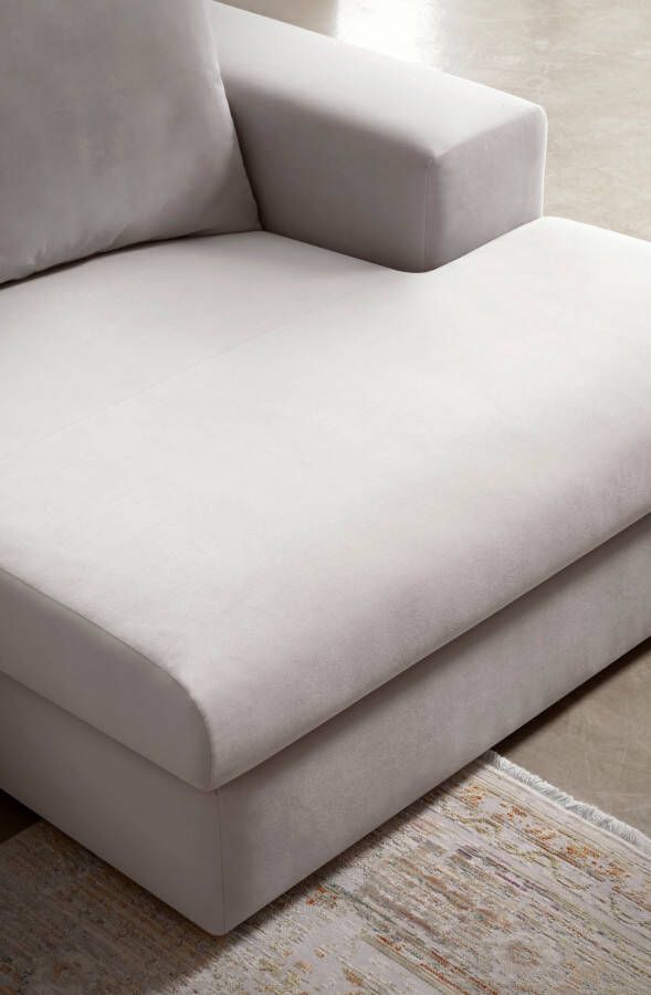 Andas Hoekbank SLEETLAND XXL van fluweel of in vintage leer-look L-model - Foto 3