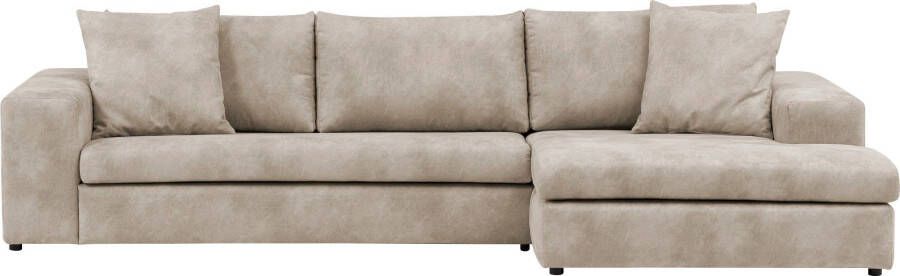 Andas Hoekbank SLEETLAND XXL van fluweel of in vintage leer-look L-model - Foto 10
