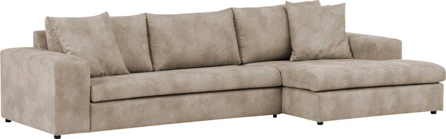 Andas Hoekbank SLEETLAND XXL van fluweel of in vintage leer-look L-model - Foto 9