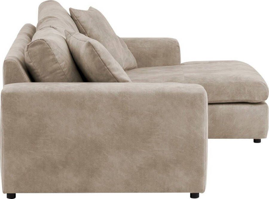 Andas Hoekbank SLEETLAND XXL van fluweel of in vintage leer-look L-model - Foto 2