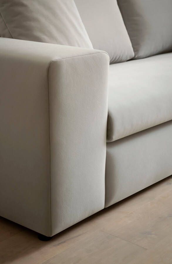 Andas Hoekbank SLEETLAND XXL van fluweel of in vintage leer-look L-model - Foto 4