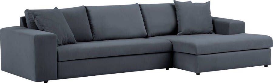Andas Hoekbank SLEETLAND XXL van fluweel of in vintage leer-look L-model - Foto 8