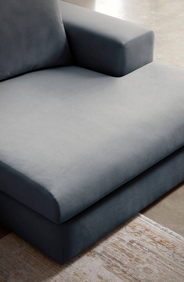Andas Hoekbank SLEETLAND XXL van fluweel of in vintage leer-look L-model - Foto 3