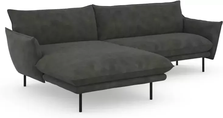 Andas Hoekbank Stine L-vorm Bijzonder design door kussen-look en opstaande naad by Morten Georgsen - Foto 7