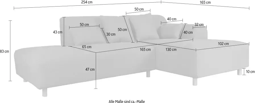Andas Hoekbank Svennis L-vorm incl. sierkussen in 2 overtrekkwaliteiten - Foto 6