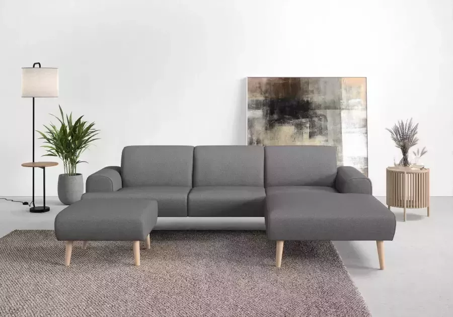 Andas Hoekbank Swift Scandic Design binnenvering voor hoog zitcomfort L-vorm - Foto 9