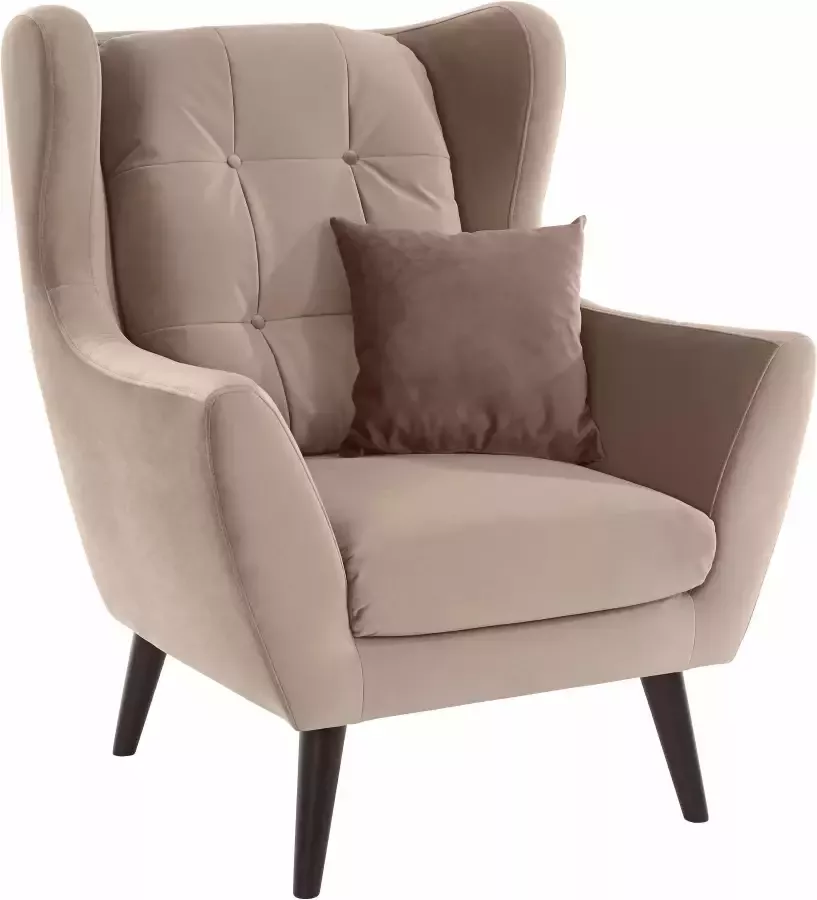 Andas Oorfauteuil Hemmink met knoopstiksels - Foto 1