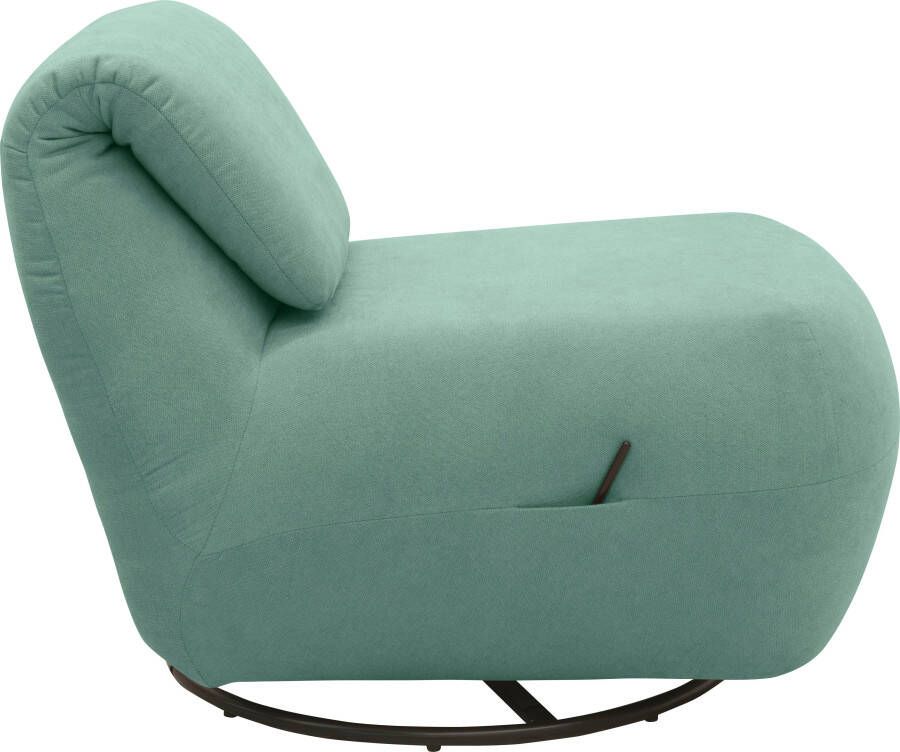 Andas Relaxfauteuil Emberson stoel rugleuning opklapbaar draaistoel Verstelbare rugleuning draaifunctie naar keuze ook Swivel (wip) functie - Foto 4