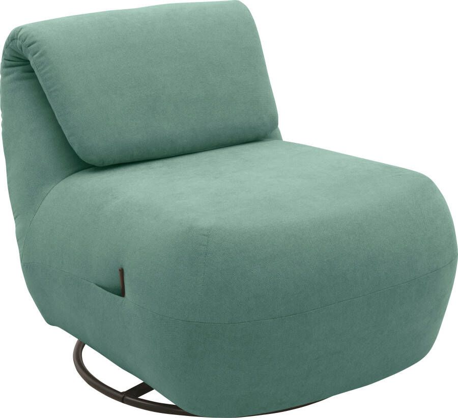 Andas Relaxfauteuil Emberson stoel rugleuning opklapbaar draaistoel Verstelbare rugleuning draaifunctie naar keuze ook Swivel (wip) functie