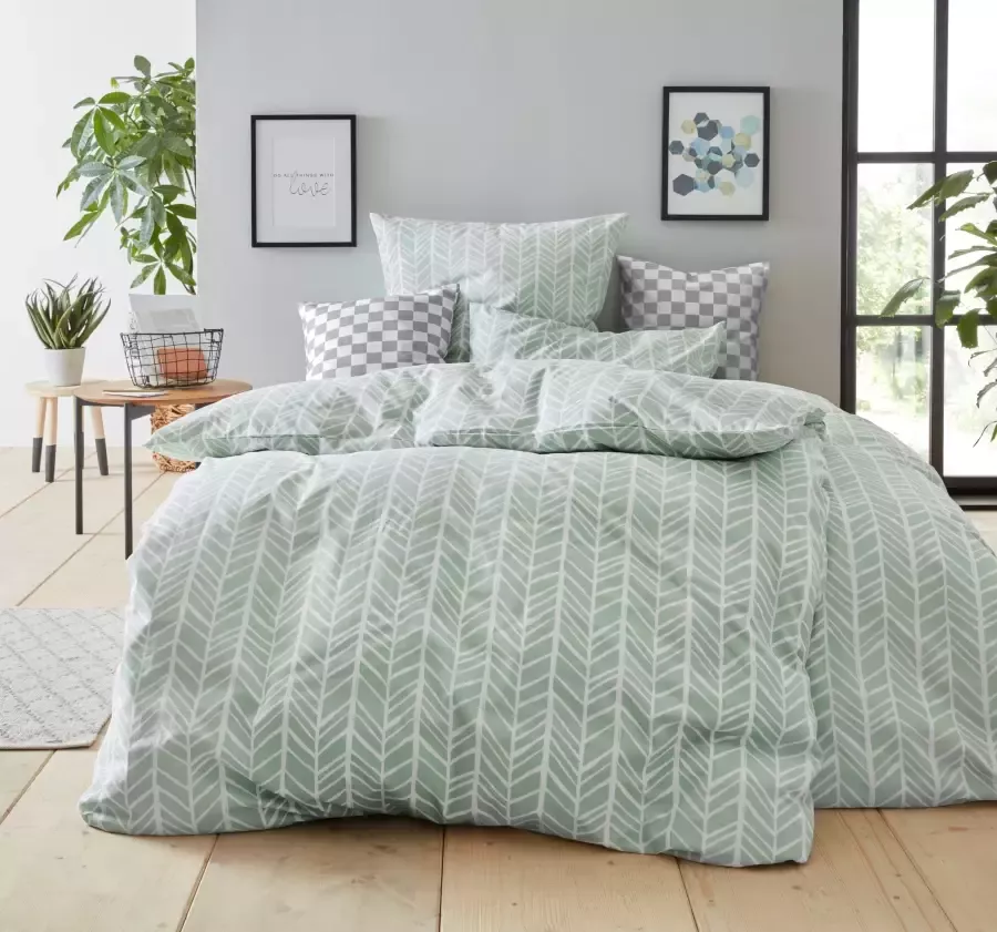 Andas Sierkussen Milo Kussenovertrekken set van 2 50x50 cm zonder vulling met een moderne ruit (2 stuks)