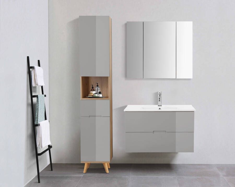 Andas Spiegelkast Lund Bad Spiegel WC Wandspiegel Badezimmerspiegel ohne LED - Foto 4