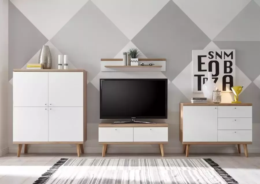 Andas Tv-meubel MERLE Scandi Design breedte 107 cm - Foto 2