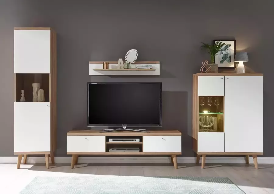 Andas Tv-meubel MERLE Scandi Design breedte 160 cm - Foto 4