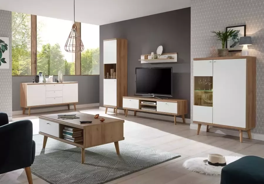 Andas Tv-meubel MERLE Scandi Design breedte 160 cm - Foto 6
