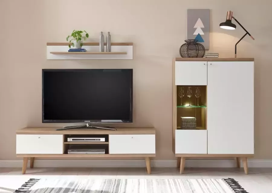 Andas Tv-meubel MERLE Scandi Design breedte 160 cm - Foto 3