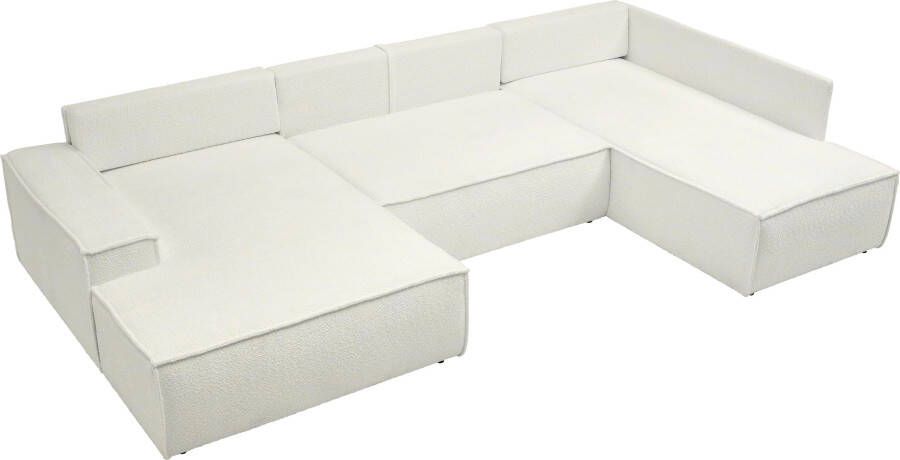 Andas Zithoek FINNLEY U-Form XXL 329 cm Schlafsofa Schlaffunktion m. Bettkasten Ligoppervlak 194 139 cm - Foto 7