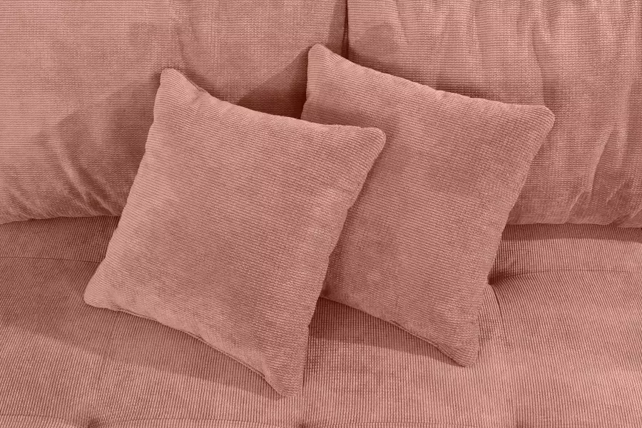 INOSIGN Zithoek Lörby U-vorm ook met aqua clean-bekleding fijn stiksel op de zitting losse kussens - Foto 2