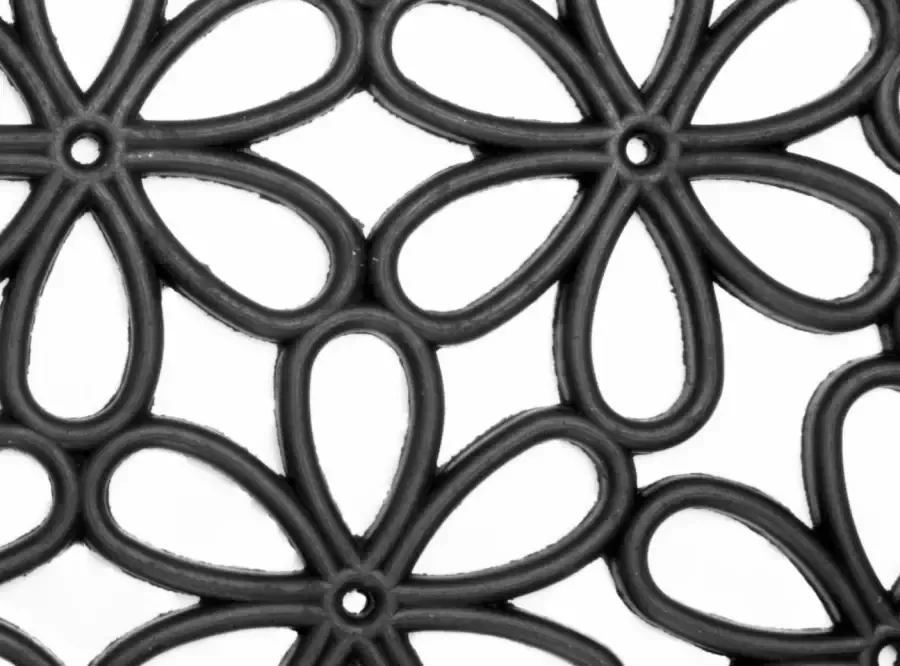 Andiamo Mat Nabucco 1 Rubber voetmatten gietijzer look geschikt voor binnen en buiten - Foto 2