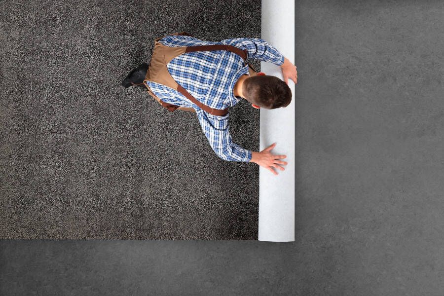 Andiamo Tapijt Gekruld velours Genua Uni-kleuren breedte 400 cm zeer zachte pool slaapkamer woonkamer - Foto 2