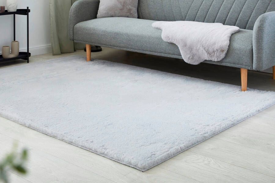 LUXOR living Vachtvloerkleed NOVARA Imitatiebont voelt als konijnenbont bijzonder zachte hoge pool - Foto 6