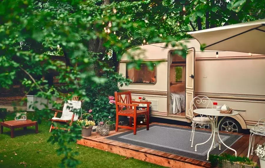 Andiamo Vloerkleed ARIZONA 2 Platweefsel met randdessin geschikt voor binnen en buiten woonkamer - Foto 10