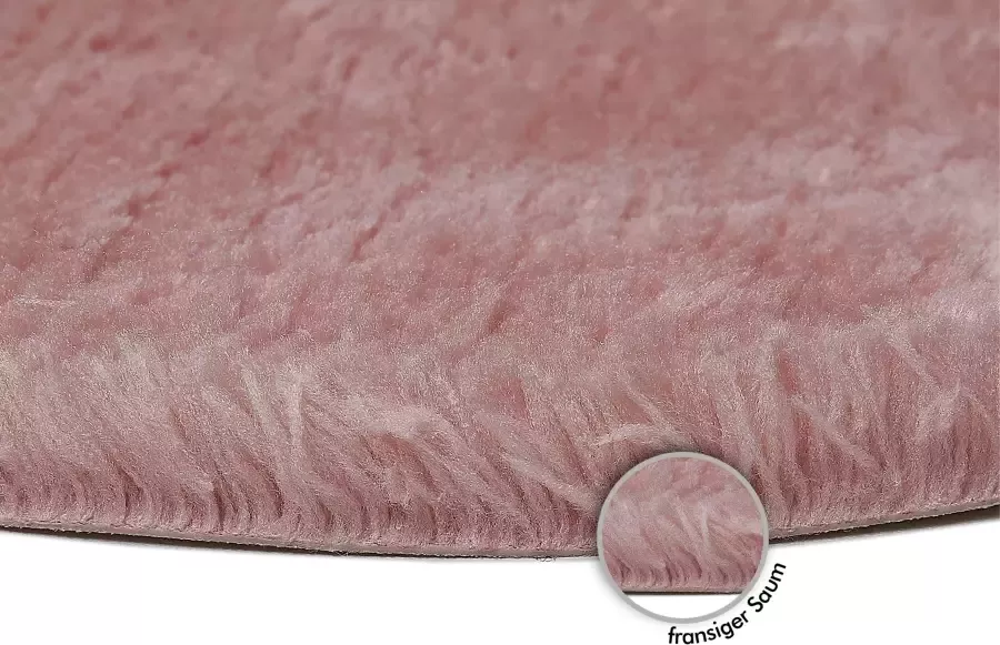 Andiamo Zitkussen lam-imitatiebont rond ø 40 cm ook als set van 4